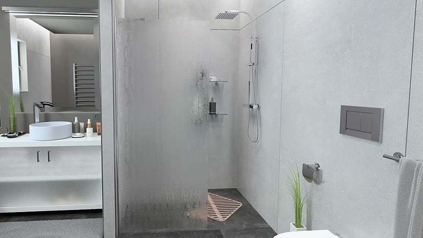 Sprchový kout se vejde i do malého prostoru (Zdroj: WellMall)