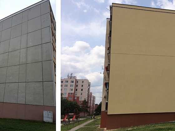 Provětrávaná fasáda mění ráz chladných panelových domů
