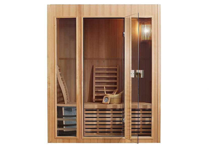 Kromě rovného podkladu je také důležité mít na saunu skutečně dostatek místa