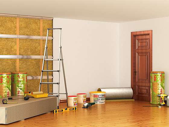 Zvuková a tepelná izolace instalovaná na stěny, podlahu i strop (Zdroj: Depositphotos (https://cz.depositphotos.com))