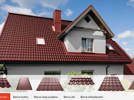 Barevné kombinace střech a fasád bez překvapení