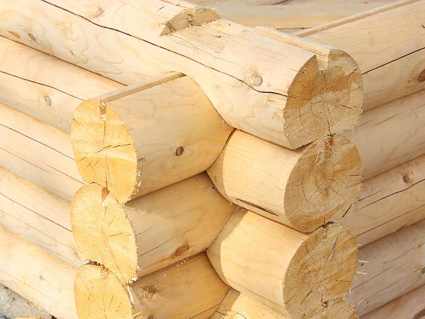 Dřevěná kulatina je skvělý stavební materiál