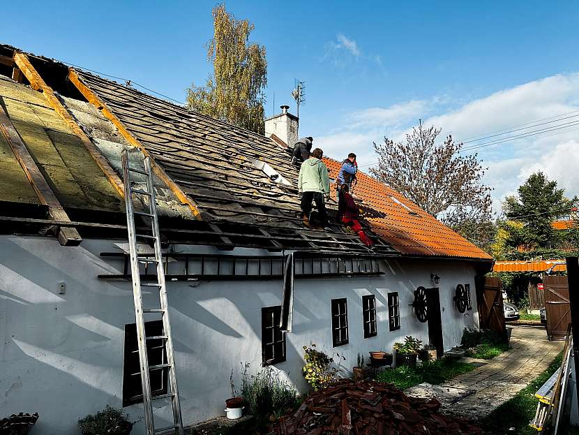 Zahájení rekonstrukce střechy
