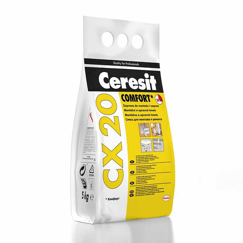 Montáž a kotvení prvků je s produktovou řadou Ceresit CX extrémně jednoduchá