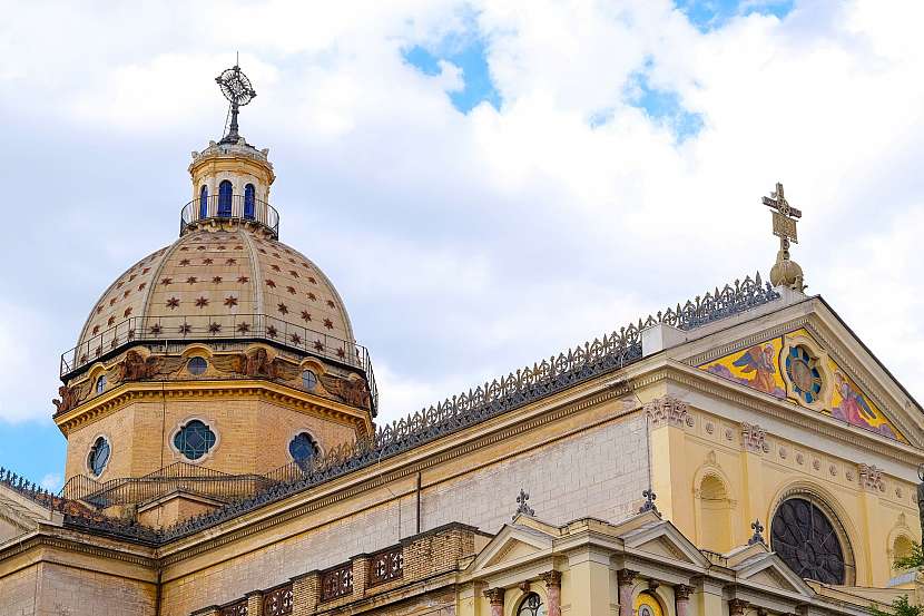 Nejstarší hliníková střecha – kostel San Gioacchino v Římě, vznik v roce 1897
